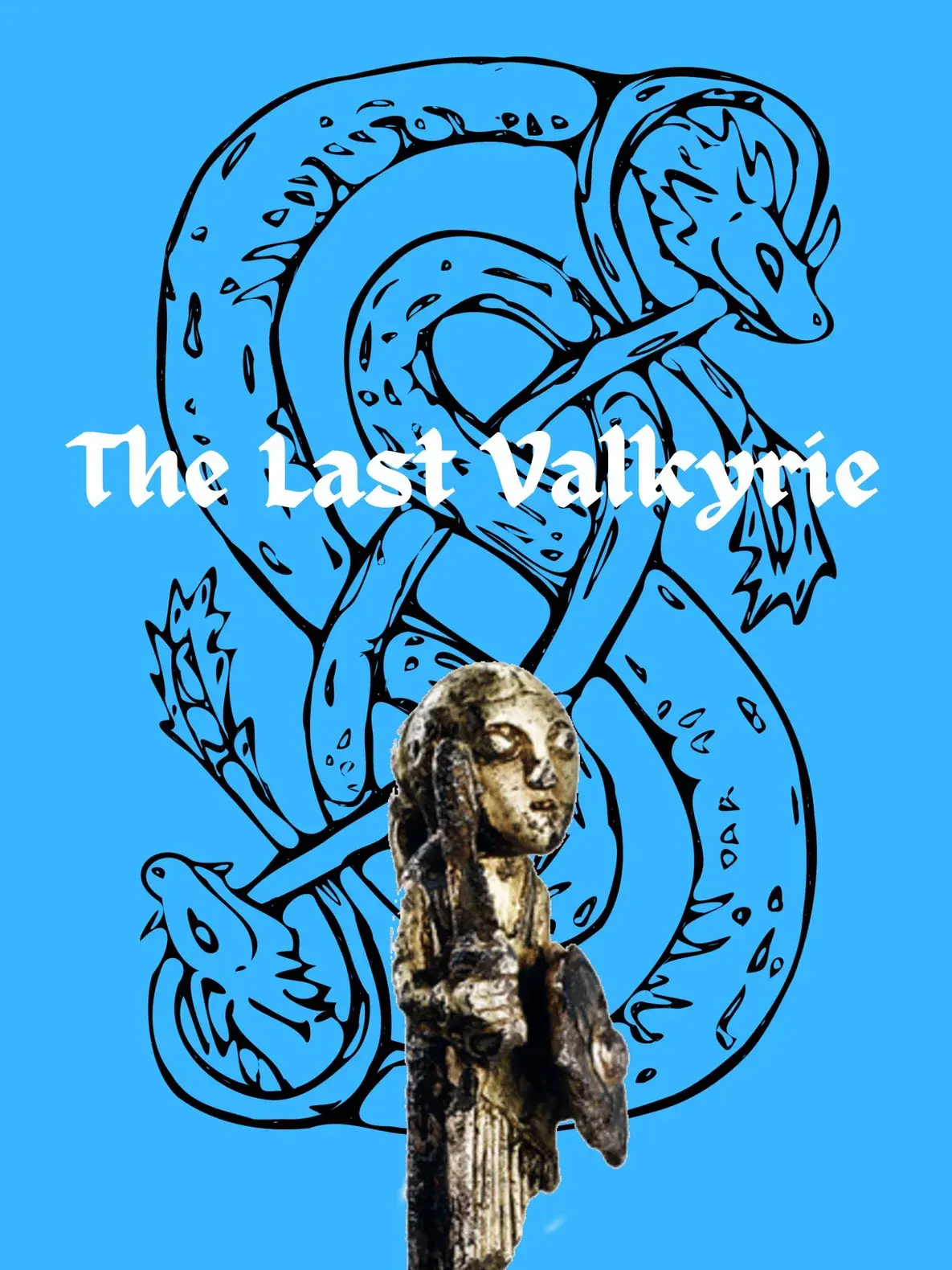 Cover artwork for the screenplay The Last Valkyrie, by Caroline Boll.