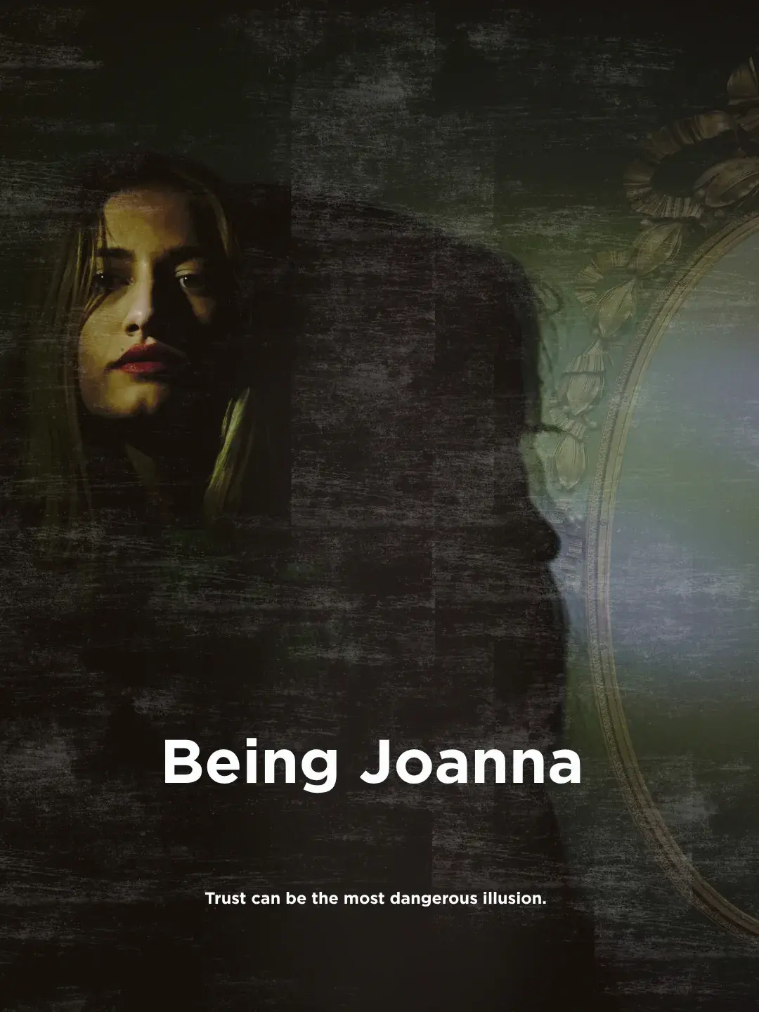 Cover artwork for the screenplay Being Joanna, by Rita Hanner-Ward.