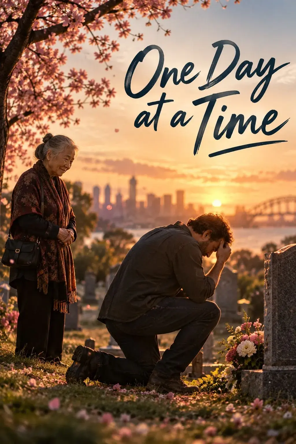 Cover artwork for the screenplay One Day at a Time, by Alana Maley-Berg.